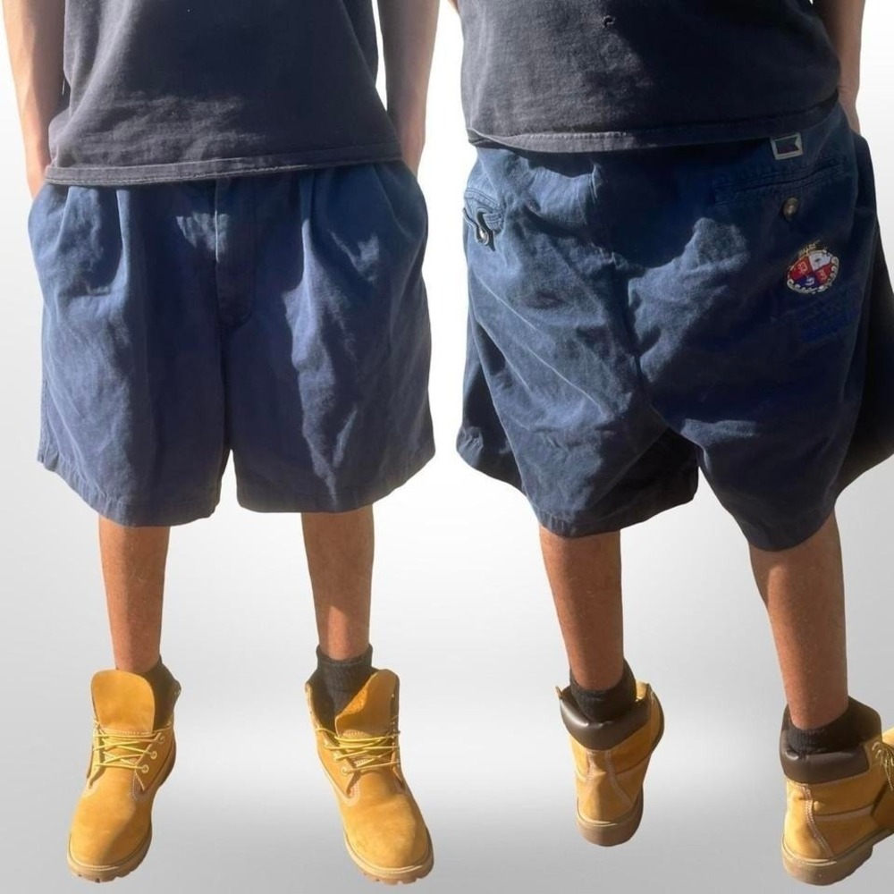 Y2K Cutter & Buck navy blue shorts Size 38"